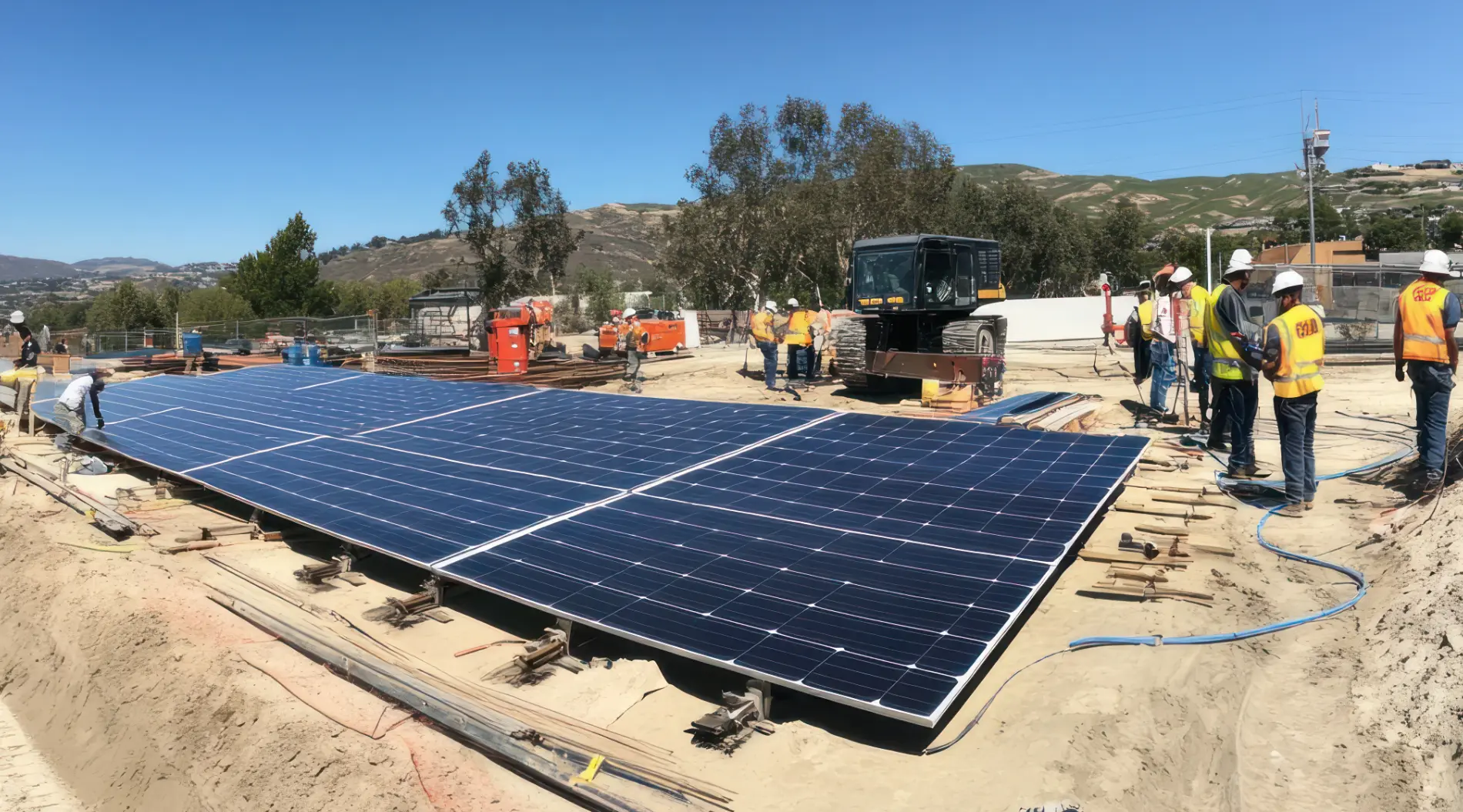 Construcție parcuri fotovoltaice și BESS